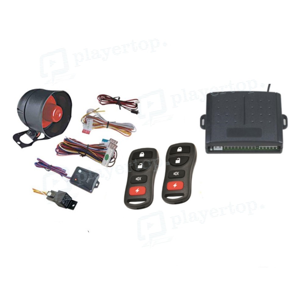 Kit alarme camping-car autonome sans-fil ESSENTIEL 2 - 2 détecteurs  ouverture + sirène + télécommande (gamme BT)