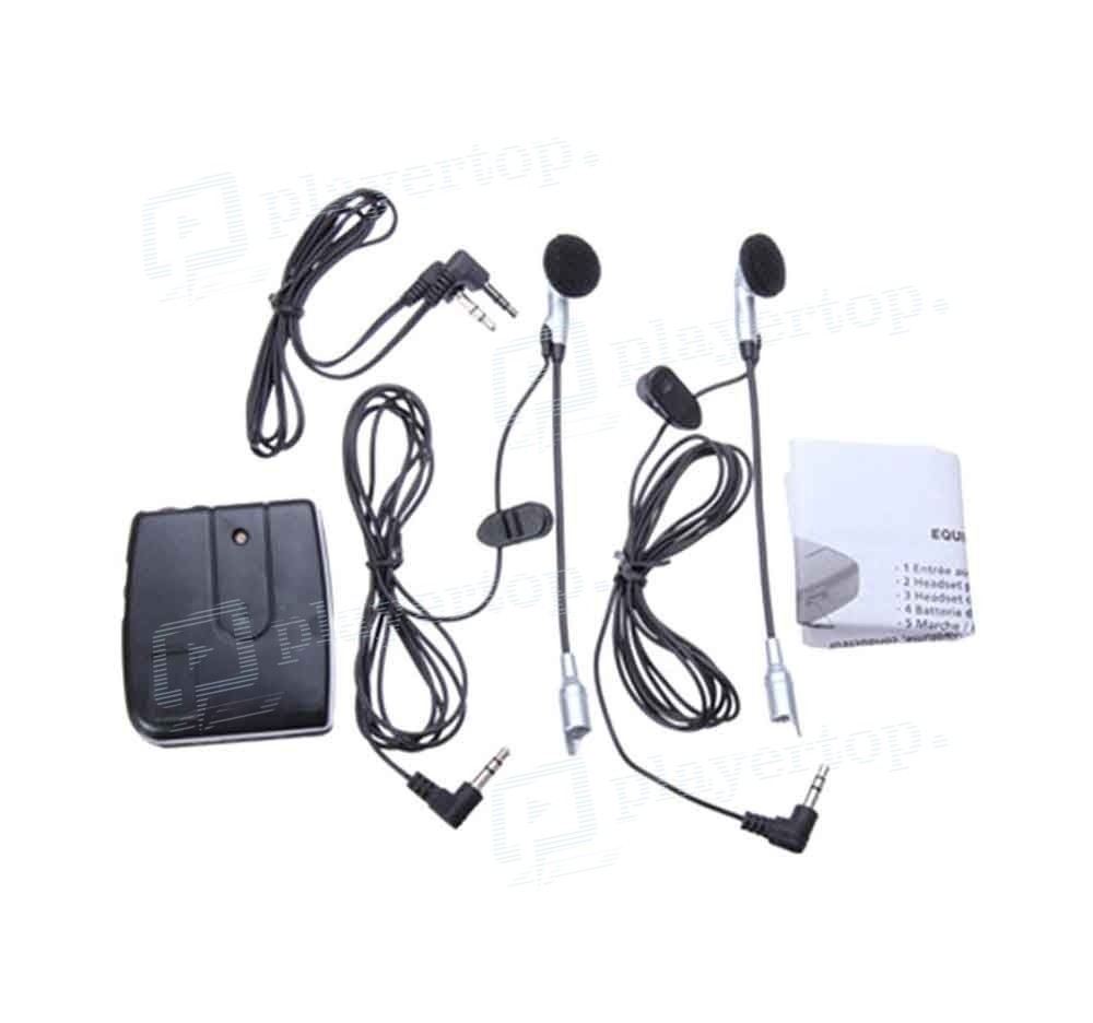 Écouteur casque moto Bluetooth ⇒ Player Top ®