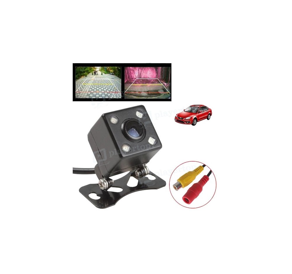 Caméra De Recul étanche IP68 Pour Voiture - HD, Vision Nocturne 8 LED, Compatible écrans LCD/DVD