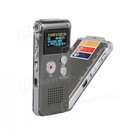 Dictaphone rechargeable 8 Go