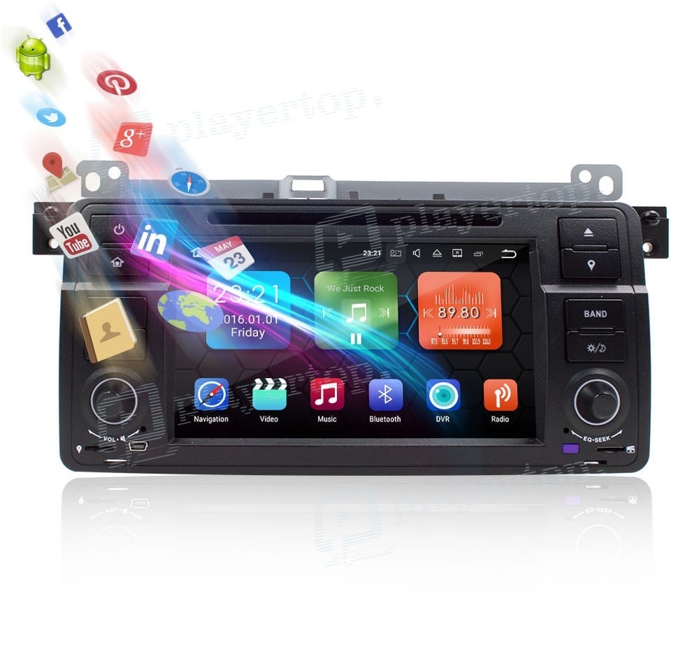 Autoradio Android 13 Pour BMW E46 (1999-2005) - Écran Tactile 9 Pouces 4+64 Go - Carplay/Android Auto Sans Fil - Caméra De Recul Incluse