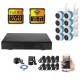 Kit de vidéosurveillance 8 caméras WiFi