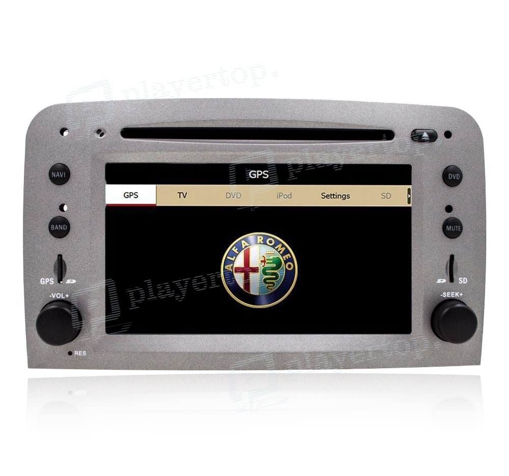 Façade D'autoradio 1 DIN Pour Alfa Romeo 147 Et GT (à Partir De 2000) - Couleur Anthracite, Par ACV Electronic