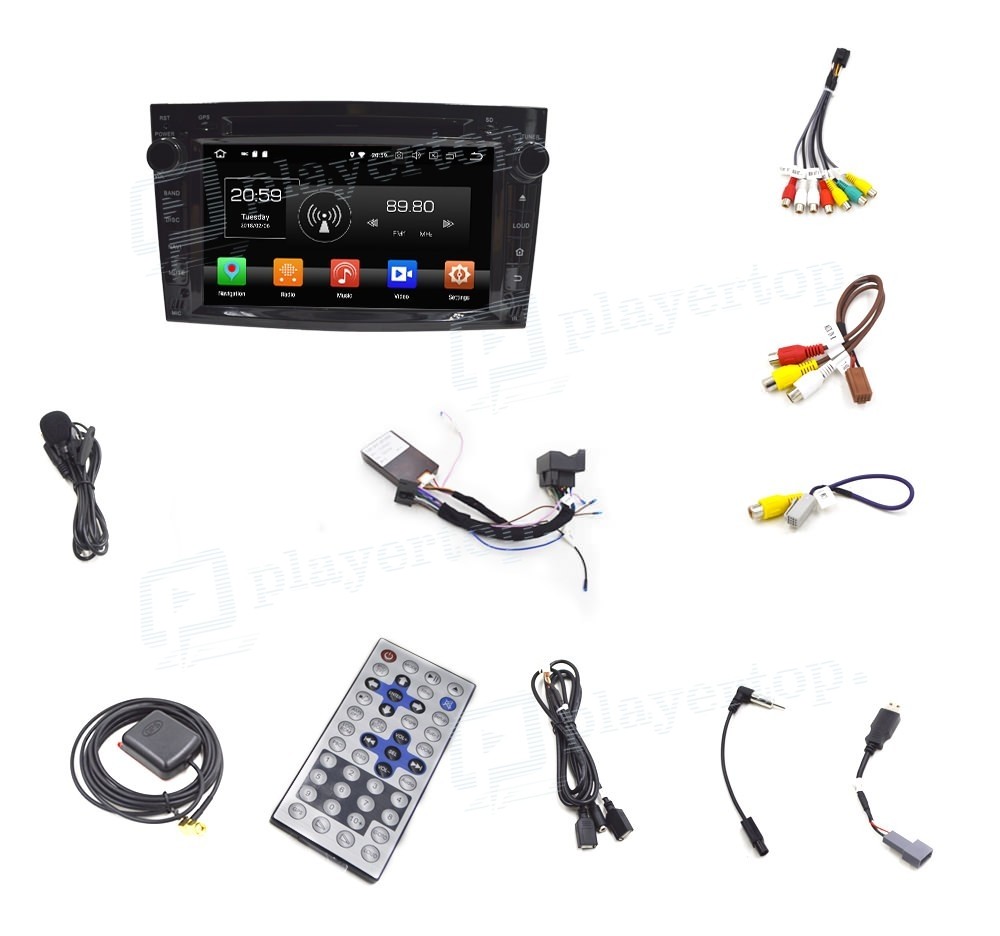 Autoradio CarPlay Android 12.0 Opel Zafira (2005-2011) ⇒ Player Top ®