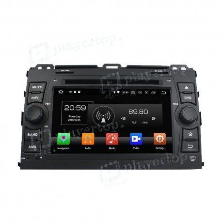 Autoradio DVD GPS Android 8.0 Toyota Land Cruiser (2003-2009)