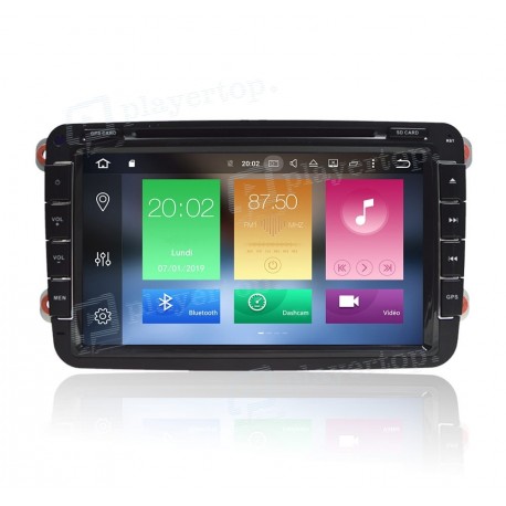 Autoradio DVD GPS Android 8.0 VW Tiguan (2007-2011)