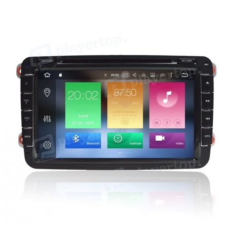 Autoradio DVD GPS Android 8.0 VW EOS (2006-2011)