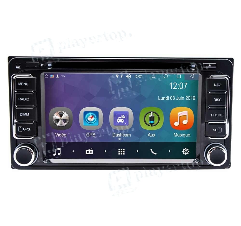 Autoradio Android 8.0 Toyota Rav4 (20002008) ⇒ Player Top