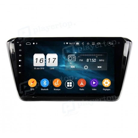 Autoradio Android 9.0 Skoda Superb 2015