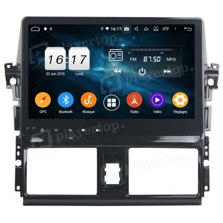 Autoradio Android 9.0 Toyota Vios (2013-2015)