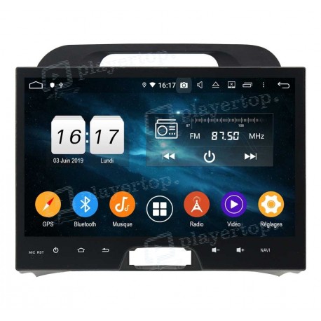 Autoradio Android 9.0 Kia Sportage (2010-2012)