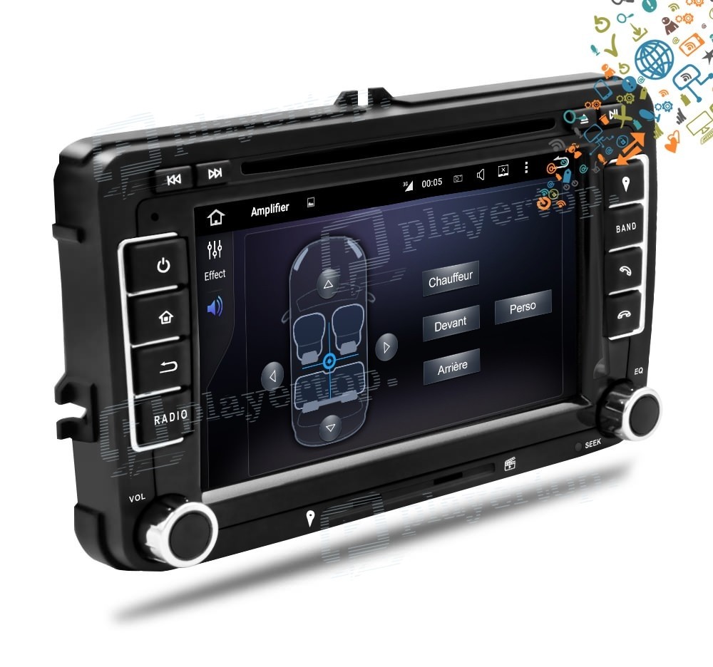 Autoradio VW Sharan (20102011) ⇒ Player Top