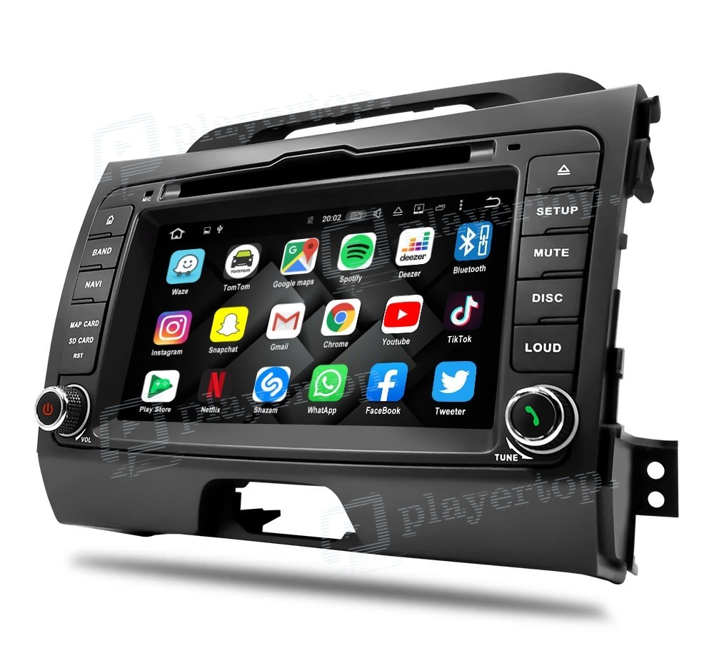Poste auto GPS KIA Sportage 9.0(20102013) ⇒ Player Top