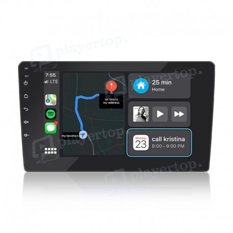 Autoradio 1 DIN écran 9.5 pouces CarPlay Android Auto