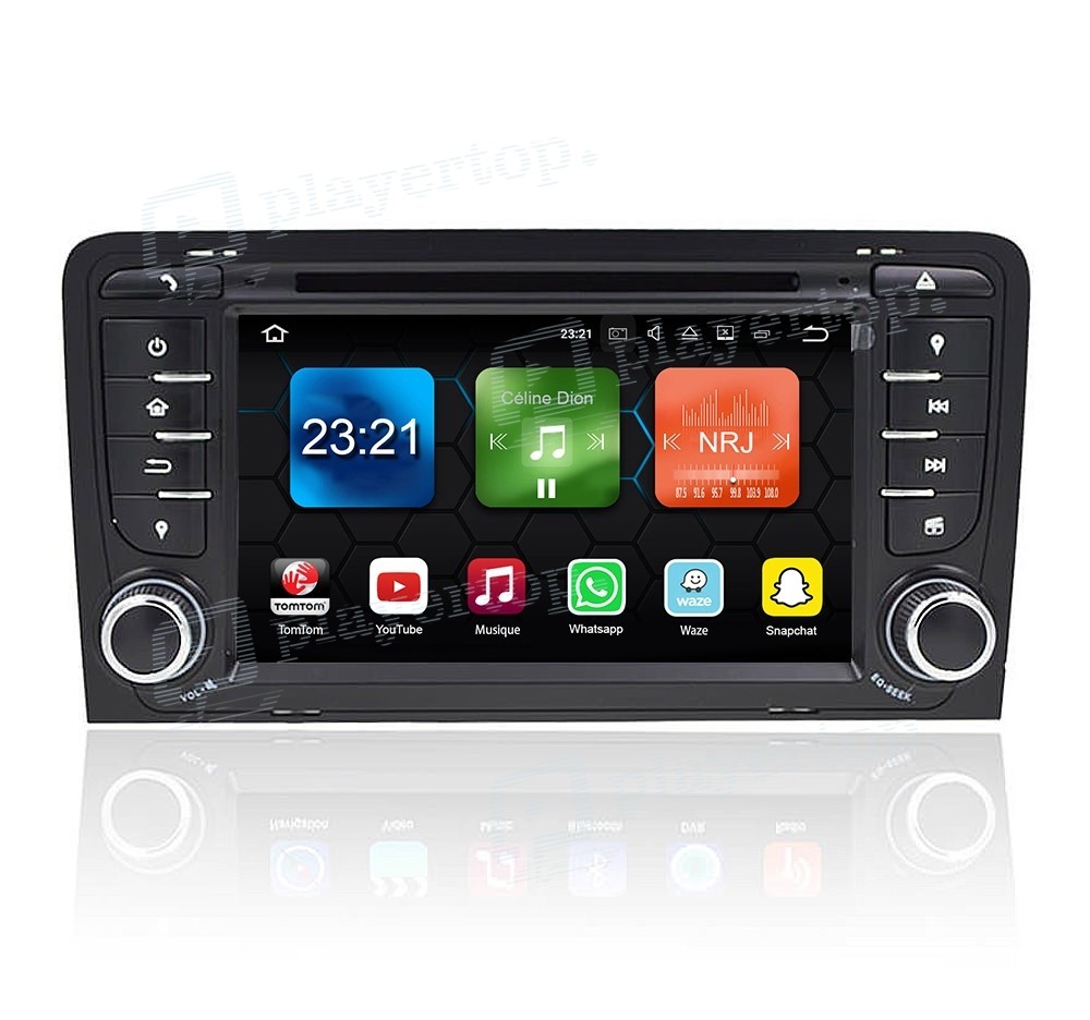 Autoradio CarPlay Android 12.0 Audi A3 (2003-2013) ⇒ Player Top ®