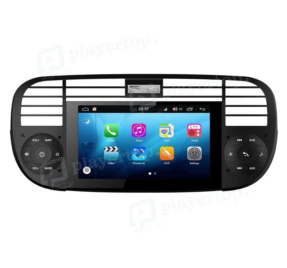 Autoradio CarPlay Android 12.0 Fiat 500 (2007-2013) ⇒ Player Top ®