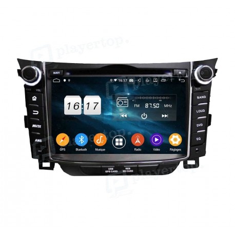 Autoradio GPS Android 11 Hyundai I30 (2011-2013)