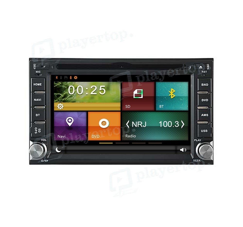 Autoradio CarPlay Android 12.0 Hyundai Santa-fe (2000-2006) ⇒ Player Top ®