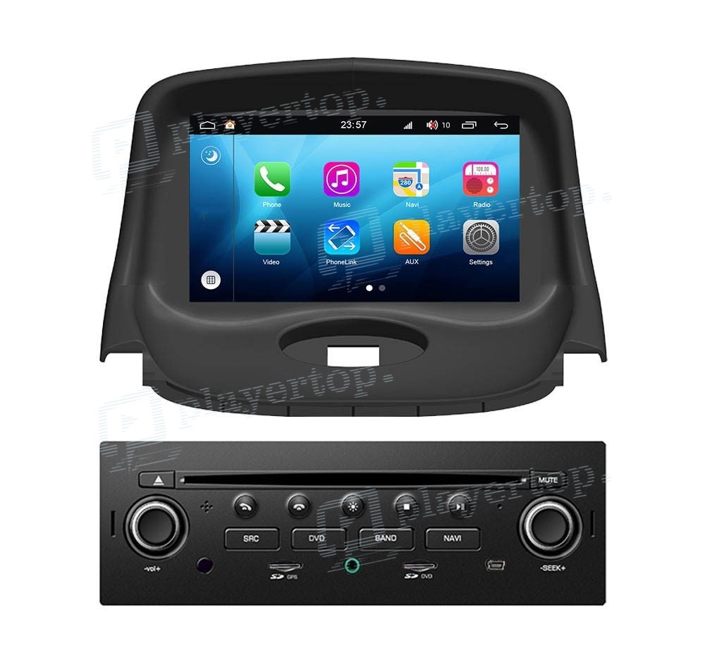 Autoradio CarPlay Android 12.0 Peugeot 206 ⇒ Player Top ®