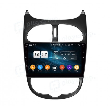 Autoradio Android 11 Peugeot 206 (2004-2017)