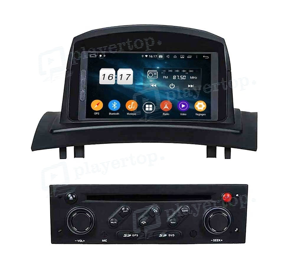 Autoradio CarPlay Android 12.0 Renault Mégane II (2002-2008) ⇒ Player Top ®