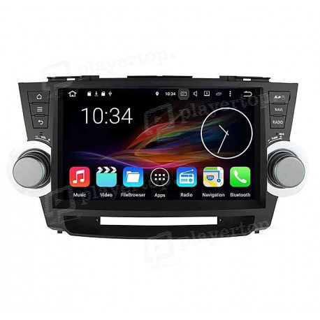 Autoradio DVD GPS Android 11 Toyota Highlander (2008-2012)