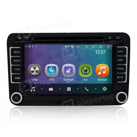 Portable 7 Pouces Tablette Tactile IPS HD Écran Tactile Capacitif Tableau  de Bord Android Stéréo de Voiture pour Bluetooth, WiFi, FM, Navigation GPS