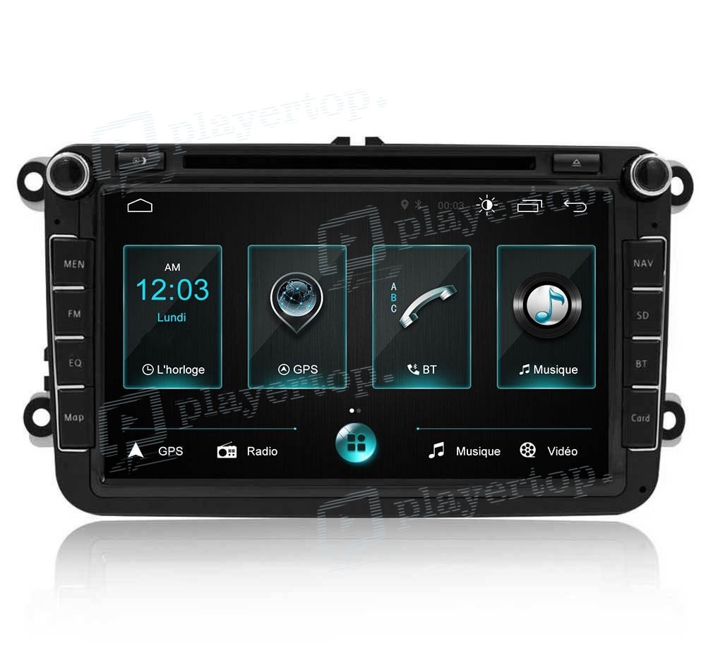 Autoradio CarPlay Android 12.0 Volkswagen Golf 6 ⇒ Player Top ®