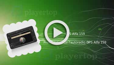 Video GPS Alfa 159 Player Top