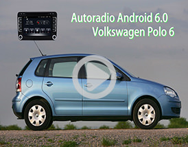 Video Autoradio VW Polo 6 Android GPS Chez Player Top