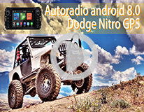 Video Autoradio Android 8.0 Dodge Nitro Chez Player Top