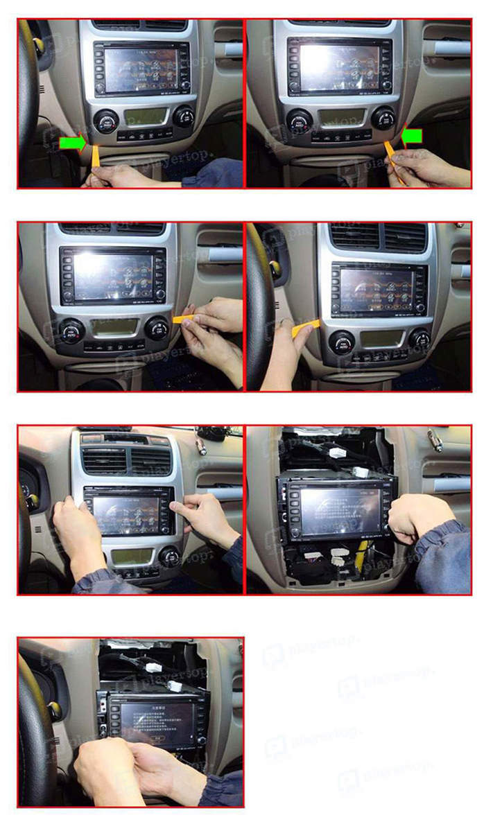 Montage et branchement autoradio Kia sportage